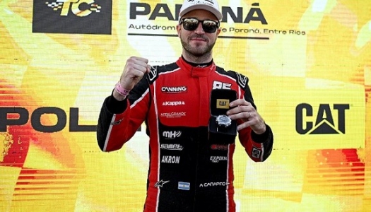 Agustín Canapino, una aplanadora, sumó su cuarta victoria en Paraná