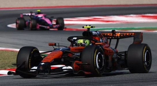 Lando Norris se llevó la FP2 del GP de Barcelona. Colapinto fue 15°