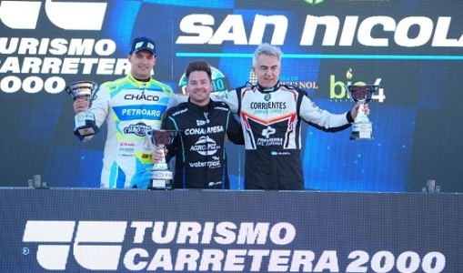 La primera carrera del TurCar, en San Nicolás, fue para Llaver