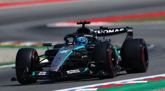 Russell dominó el jueves de la F1 en Azerbaiyán. Colapinto cerca del top 10