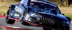 Otto Fritzler, con el Mercedes, fue el poleman del TC en Posadas