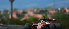 Hamilton lider贸 el 1-2 de Ferrari en la FP2 de Hungr铆a. Colapinto sufri贸 un choque